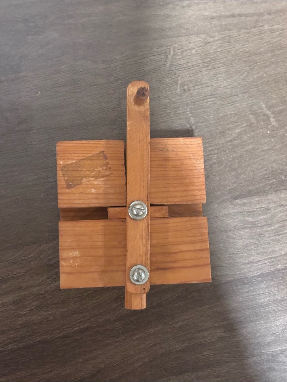 Vintage Handcrafted Wood “Do-Nothing” Gadget Fidget Toy Wood